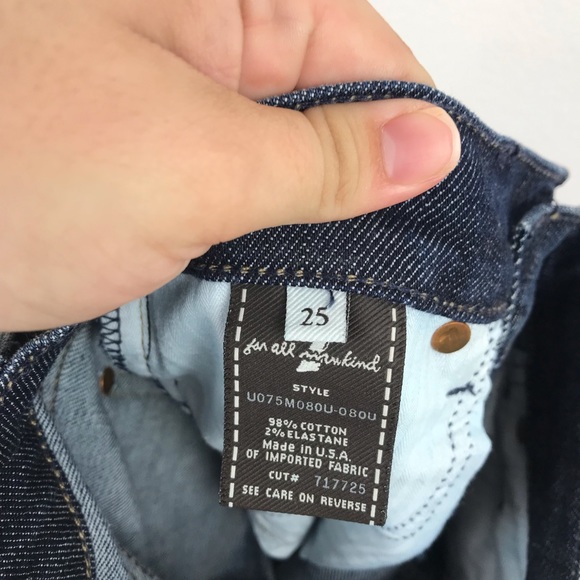7 For All Mankind Medallion Bootcut Denim Jeans 25 - Picture 2 of 8